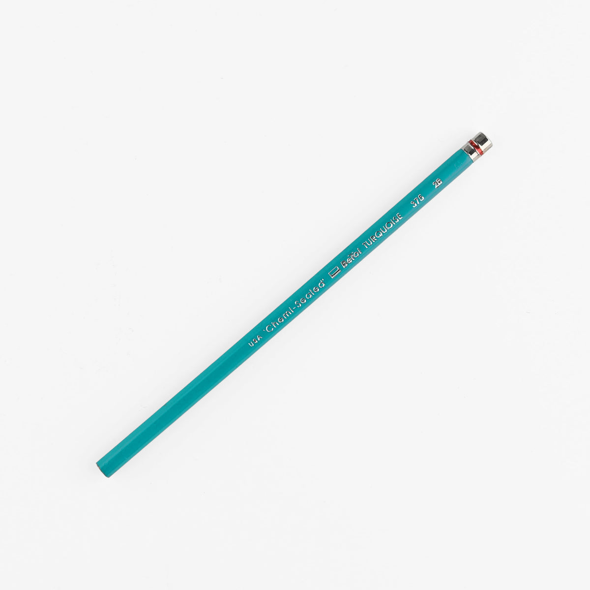 Vintage Berol Turquoise Drawing 375 2B Vintage Pencil 