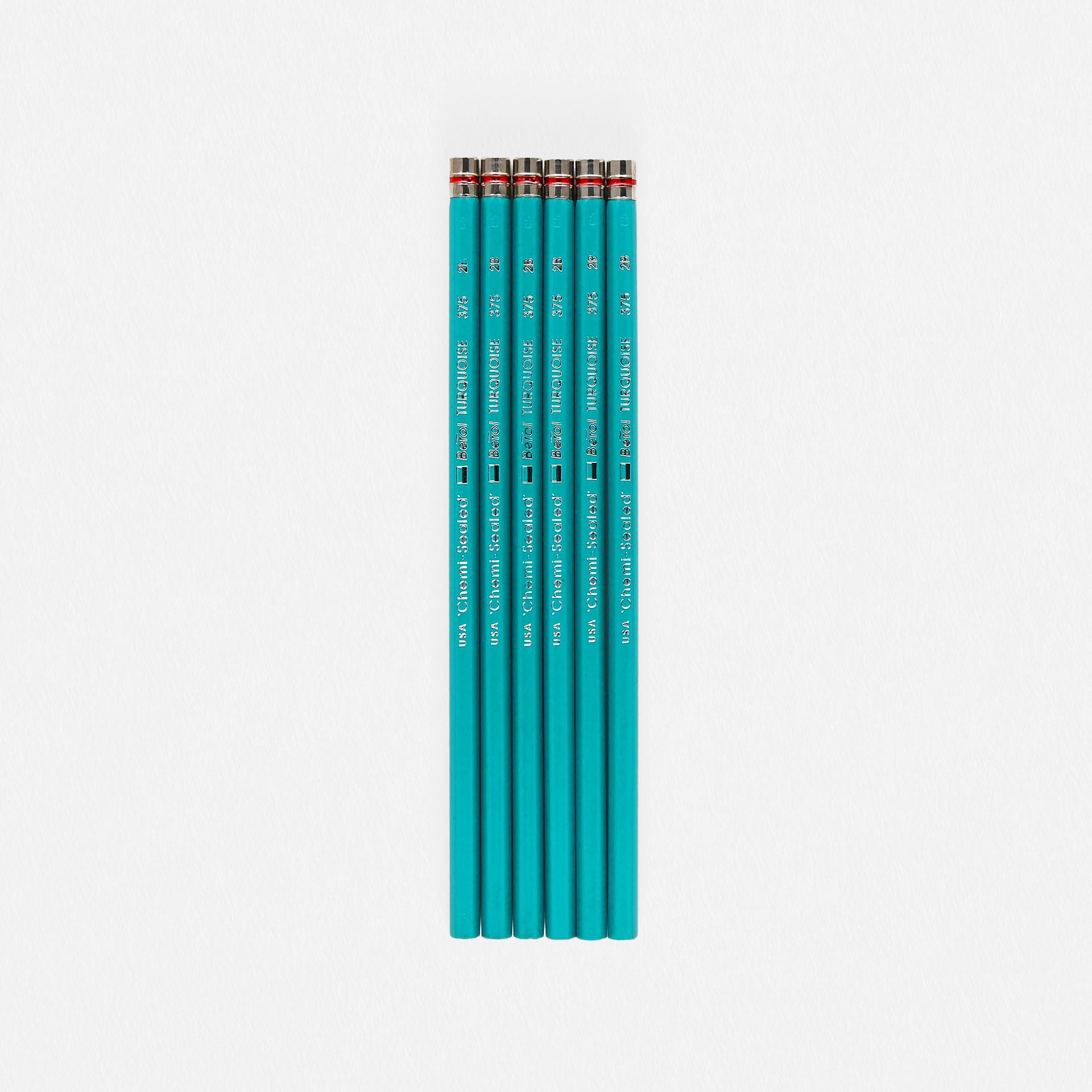 Vintage Berol Turquoise Drawing 375 2B Vintage Pencil 