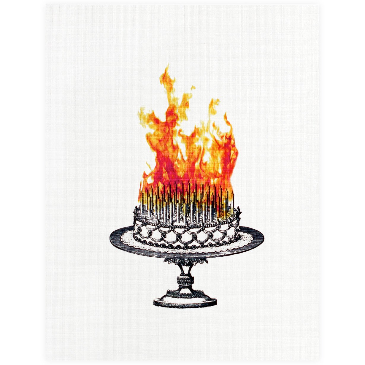 Blingbebe Birthday Cake Inferno Card 