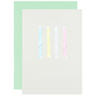 Gold Teeth Brooklyn Birthday Candles Greeting Card 