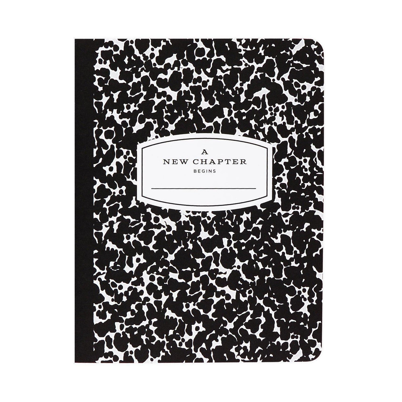Inklings Paperie Black Composition Greeting Card 