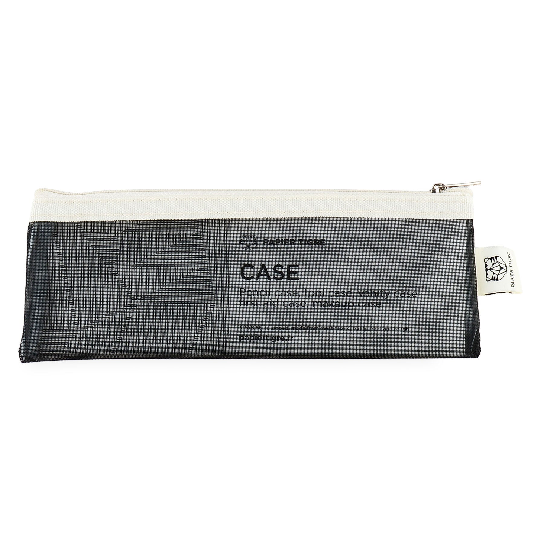 Papier Tigre Mesh Pencil Case Black 