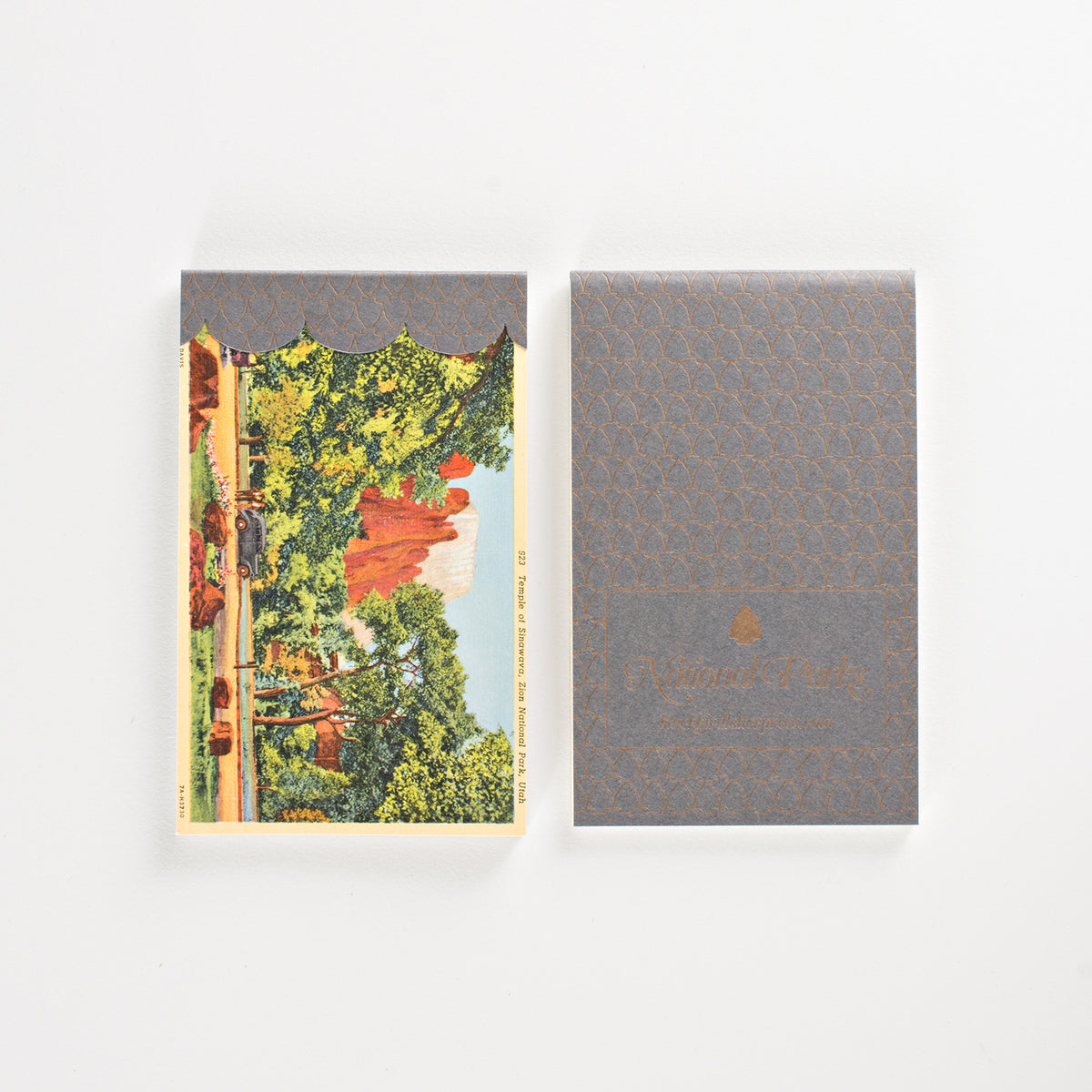 Blackbird Letterpress National Parks Vintage  Postcard Notebook 