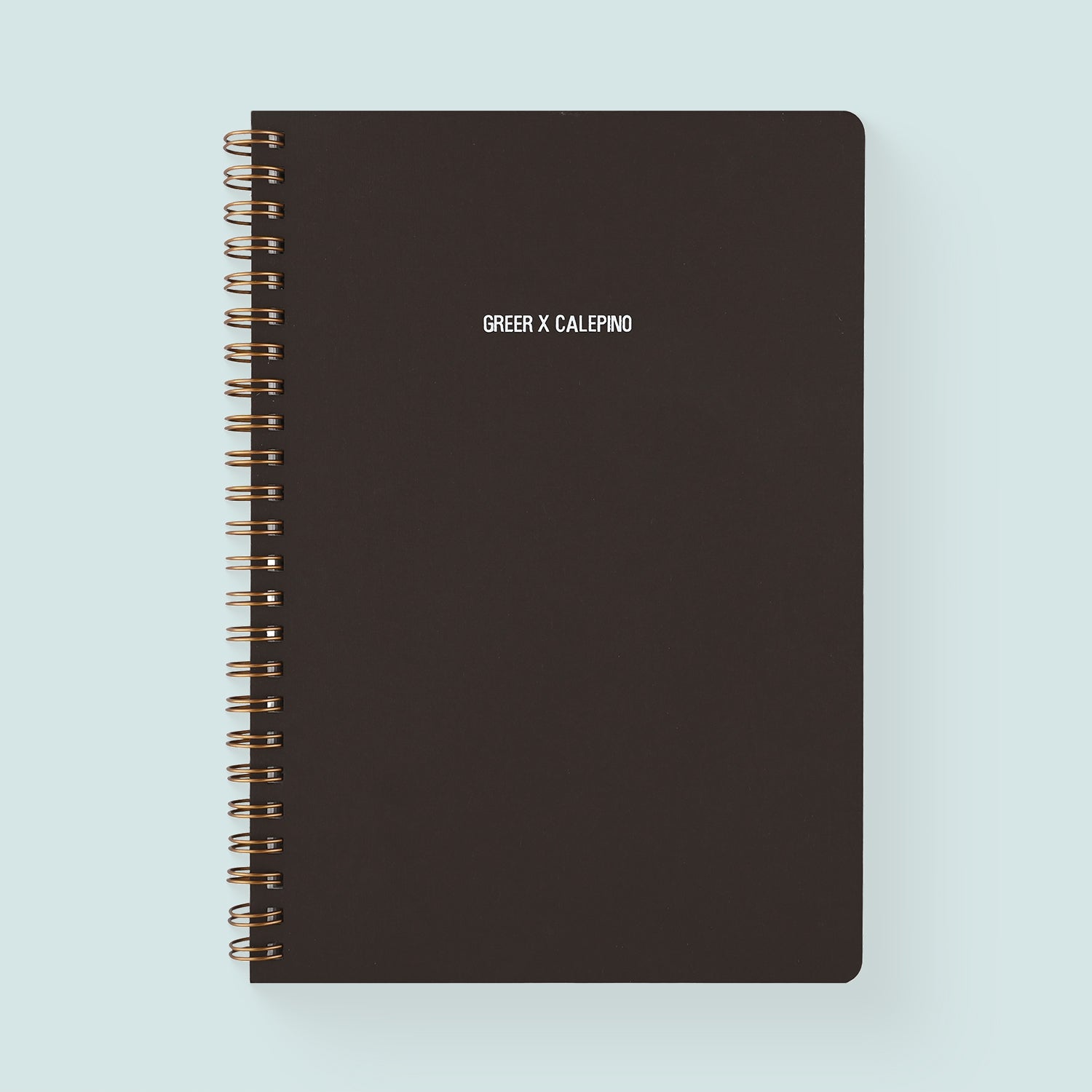 Calepino Greer x Calepino Dot Grid Notebook Chocolate 
