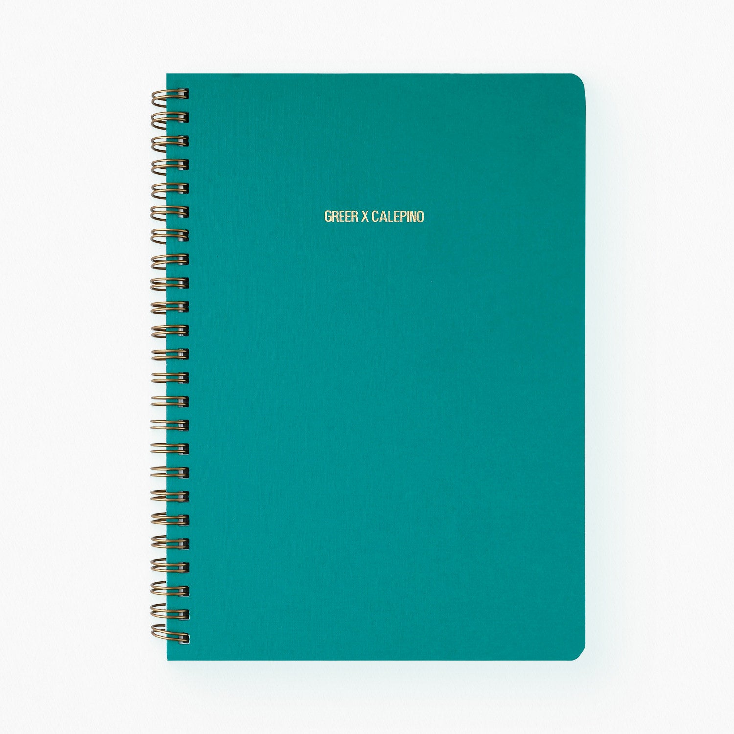 Greer x Calepino Dot Grid Notebook Turquoise