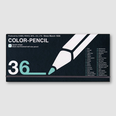 Camel Pencil Co. Camel 36 Color Half Size Pencils Set 