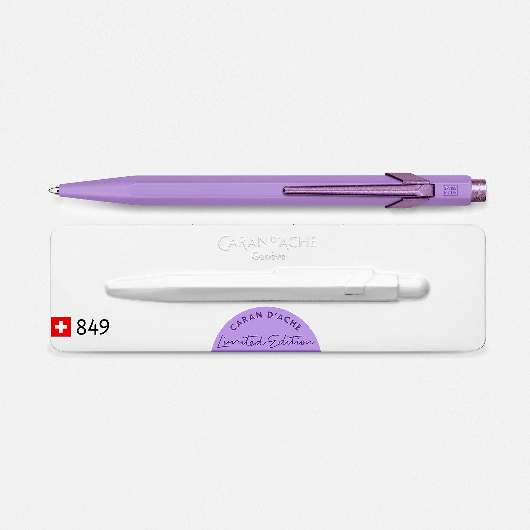 Caran d'Ache Caran d'Ache Violet Claim Your Style Monochromatic Ballpoint Pen Limited Edition 