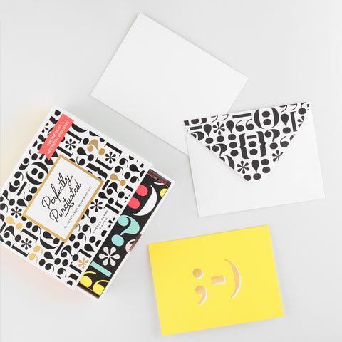 Cheree Berry Perfectly Punctuated Folded Note Cards Boxed Set 