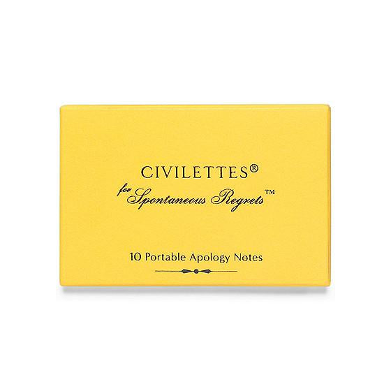GREERChicago Civilettes Portable Apology Notes 