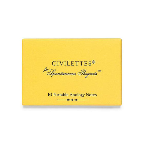 GREERChicago Civilettes Portable Apology Notes 