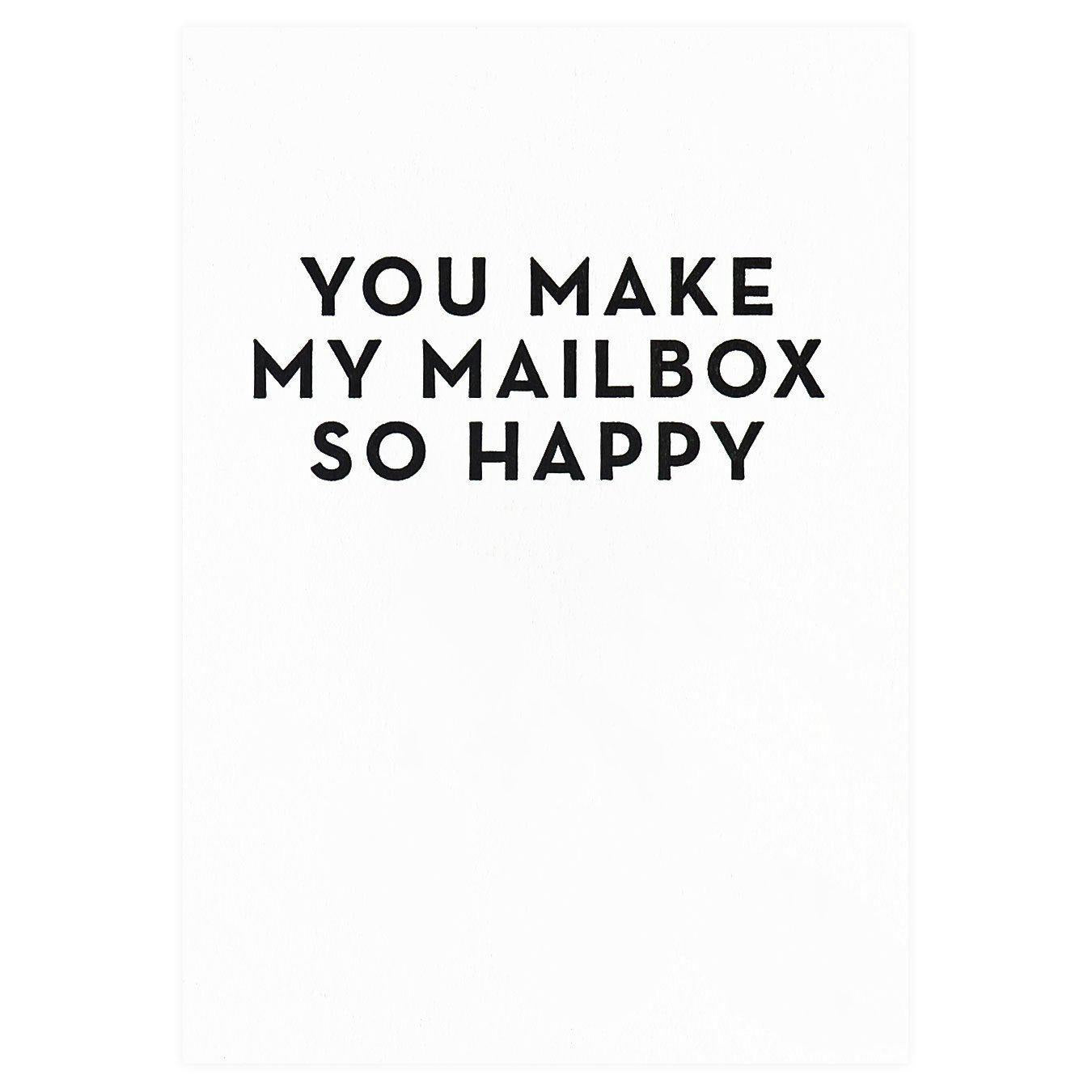 Constellation & Co. You Make My Mailbox So Happy Greeting Card 