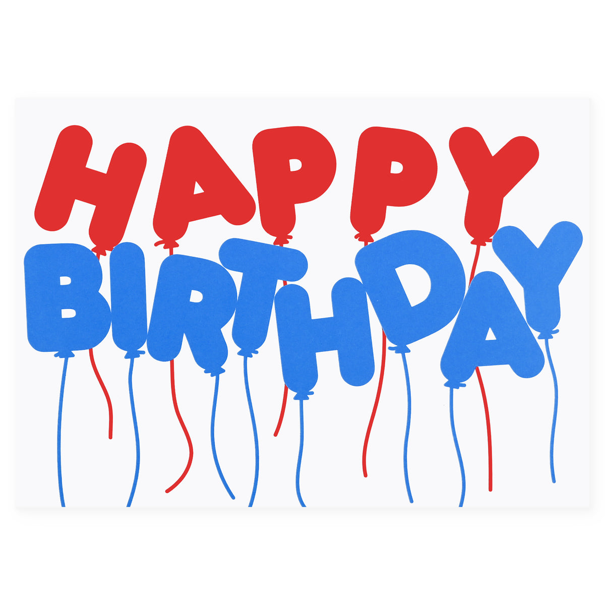 Crispin Finn Birthday Balloons Greeting Card 