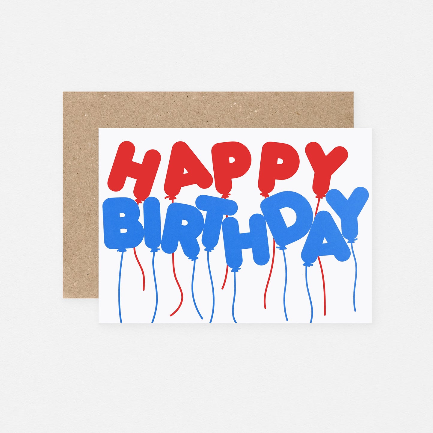 Crispin Finn Birthday Balloons Greeting Card 