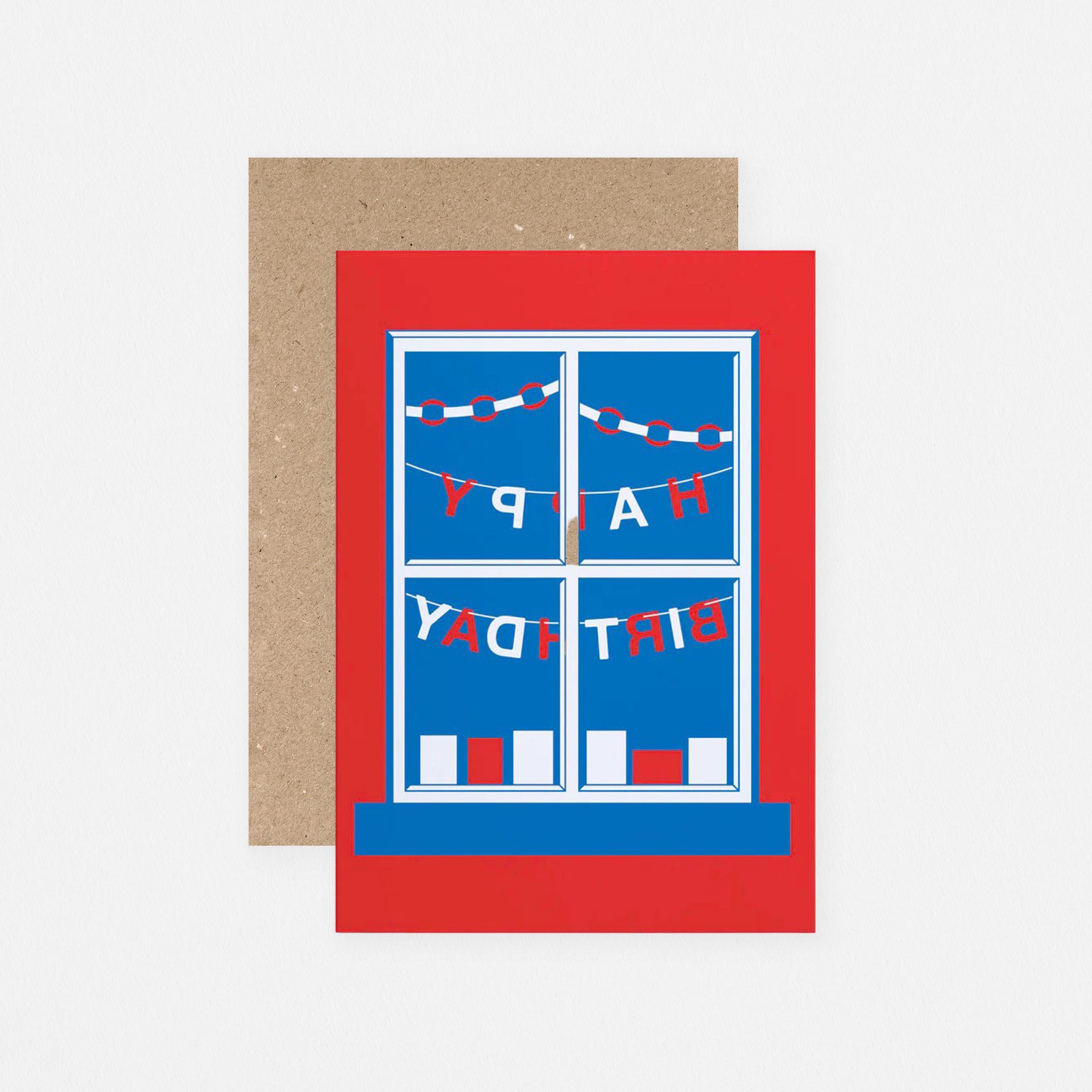 Crispin Finn Birthday Bunting Greeting Card 