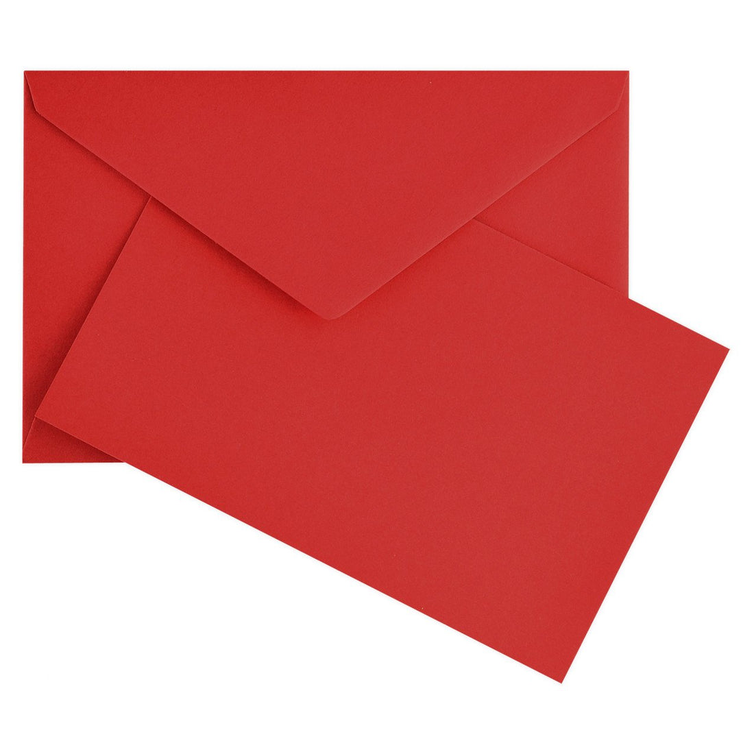 Crown Mill Color Vellum Finish Flat Note Cards Boxed Red 