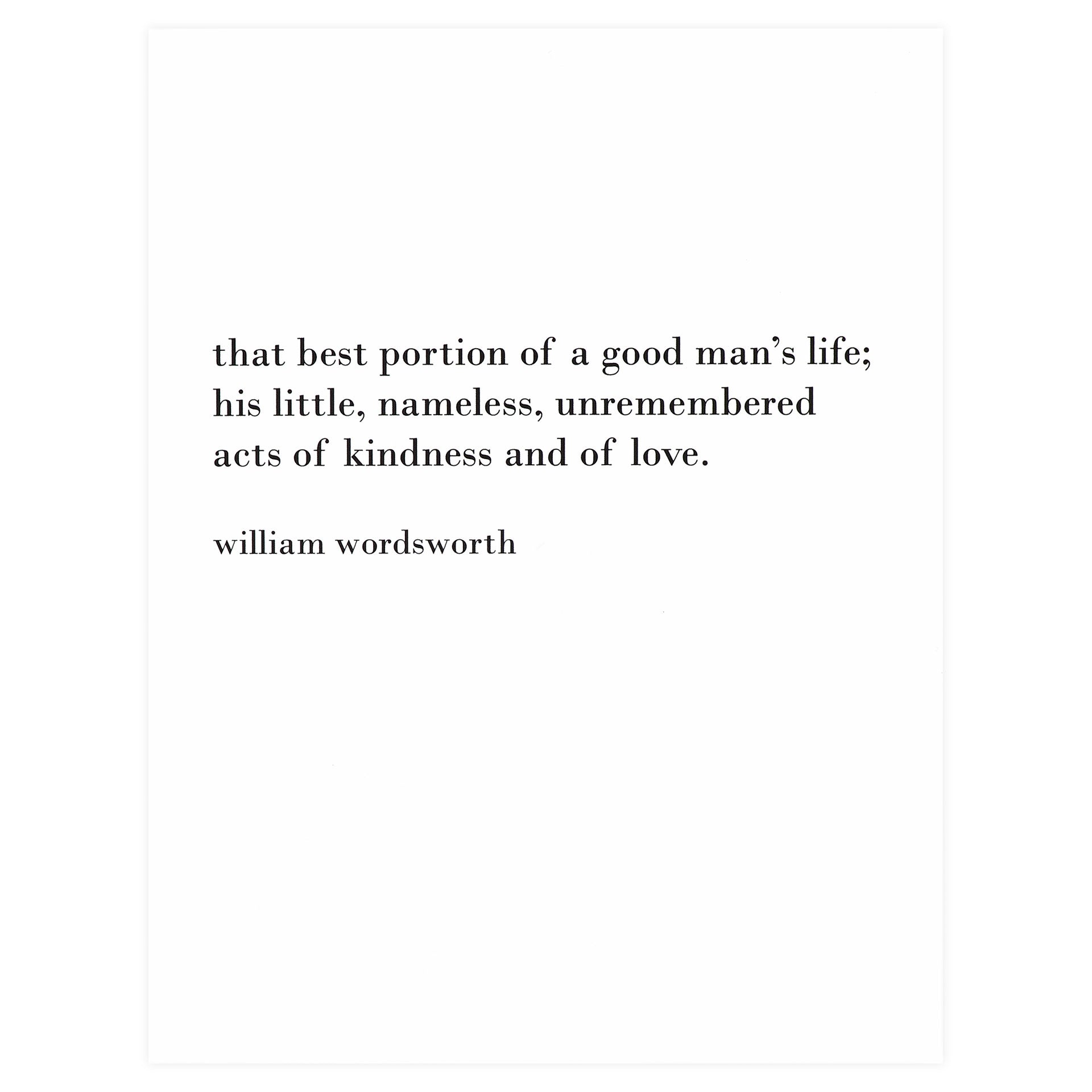 Cult Paper Wordsworth Greeting Card 