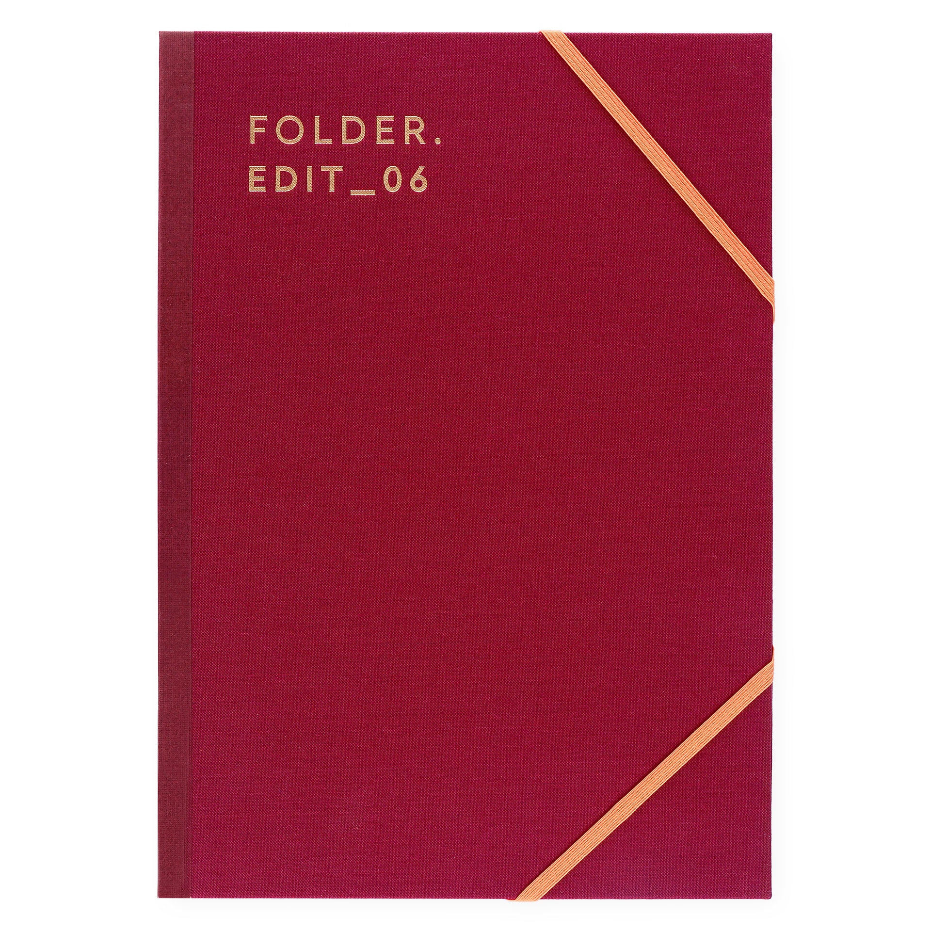 Darling Clementine Darling Clementine Folder Burgundy Linen 