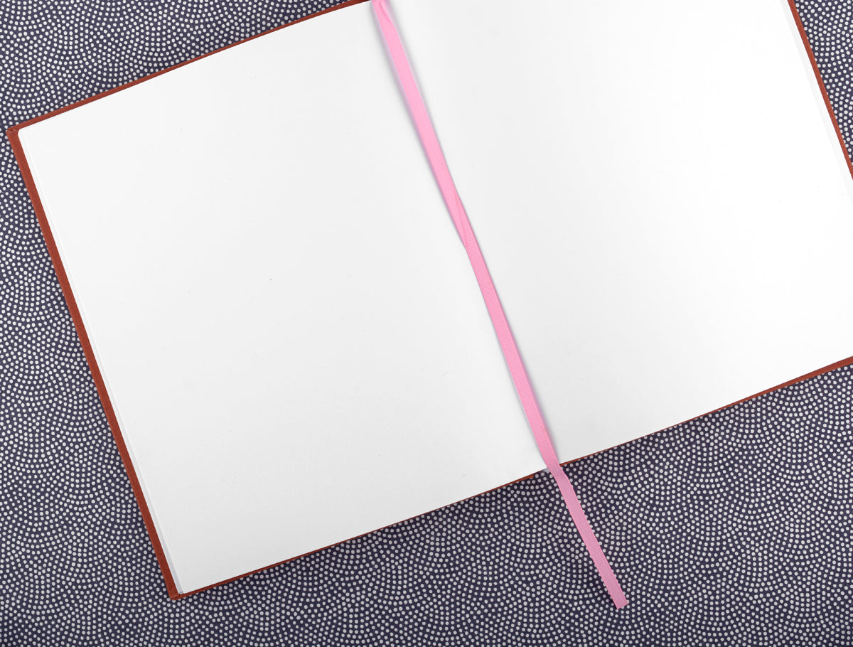 Darling Clementine Darling Clementine Notebook Rust Linen Blank 