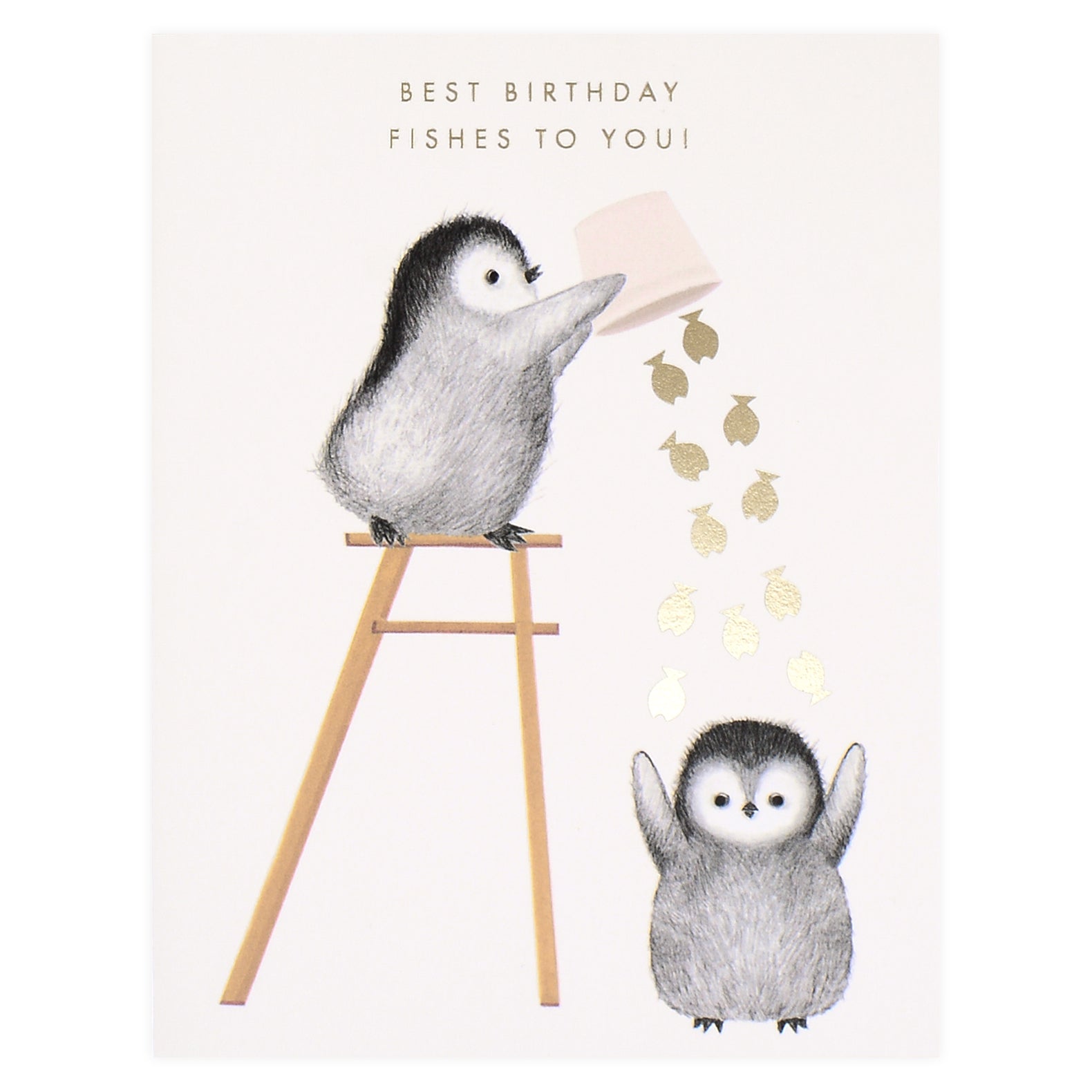 Dear Hancock Best Birthday Fishes Greeting Card 