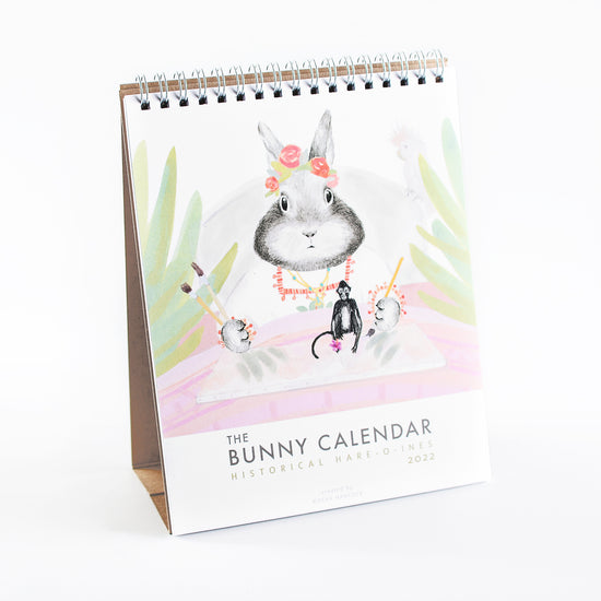 Dear Hancock 2022 The Bunny Calendar Historical Hare-o-ines
