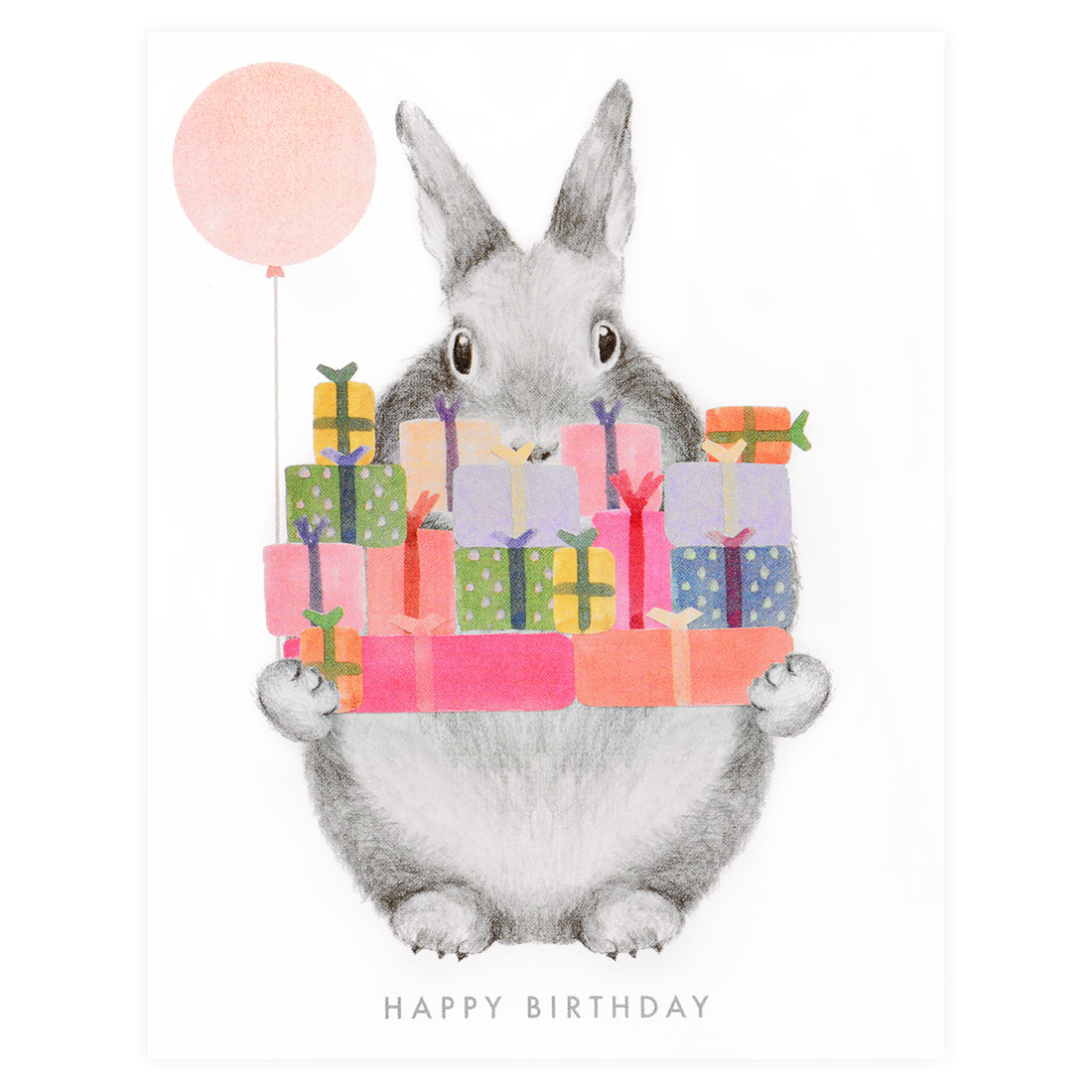 Dear Hancock Birthday Gifts Bunny Greeting Card 