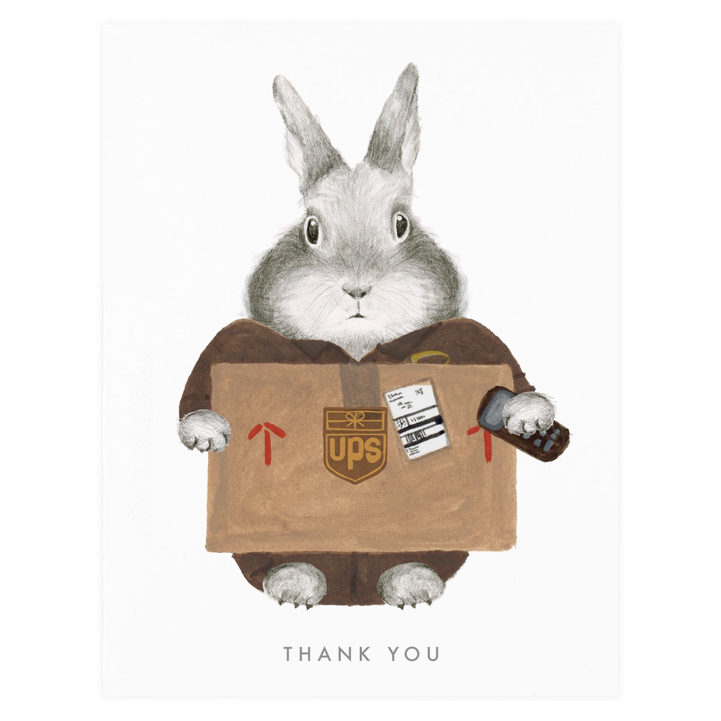 Essential Worker UPS Thank You Card
