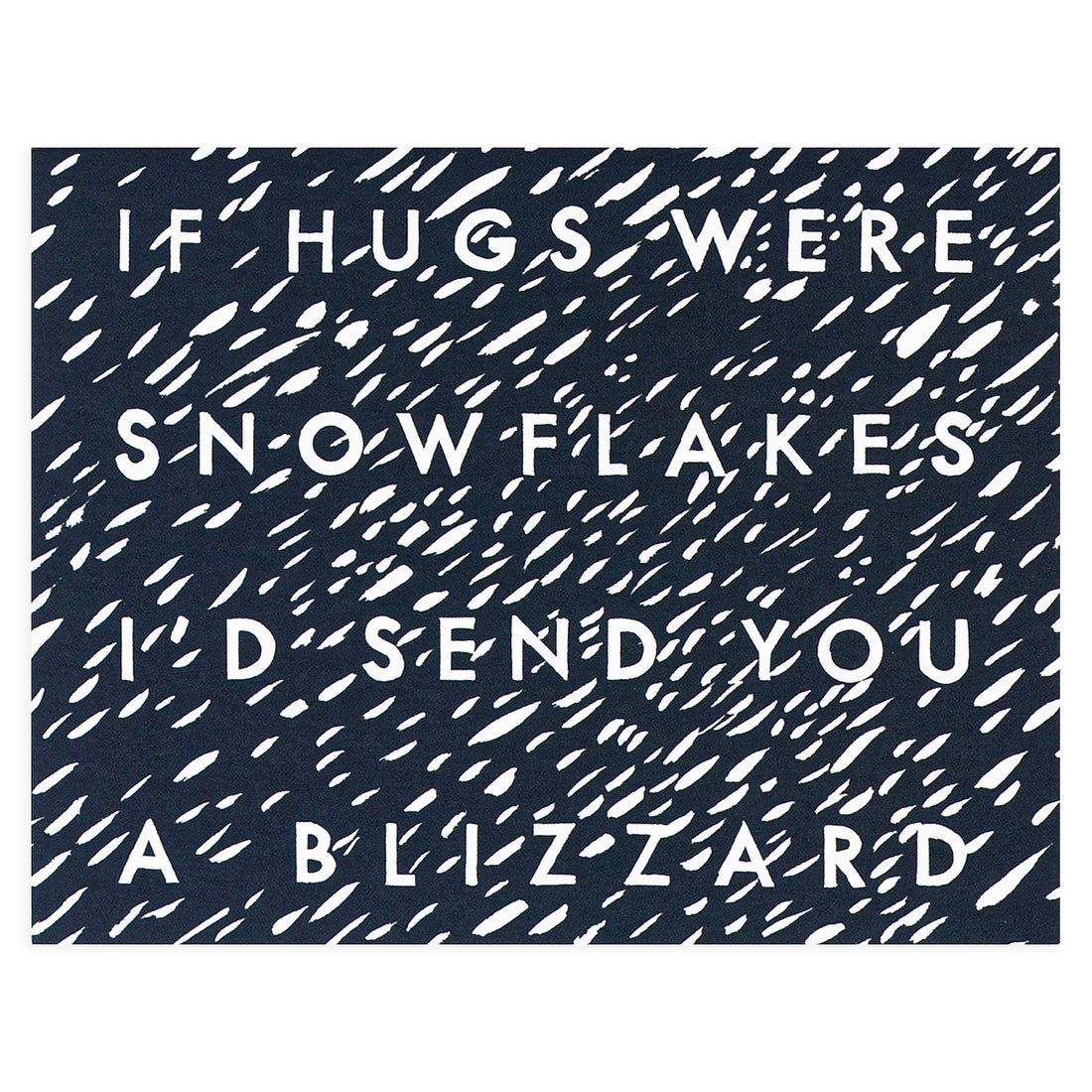 Dear Hancock If Hugs Were Snowflakes Holiday Cards Set 