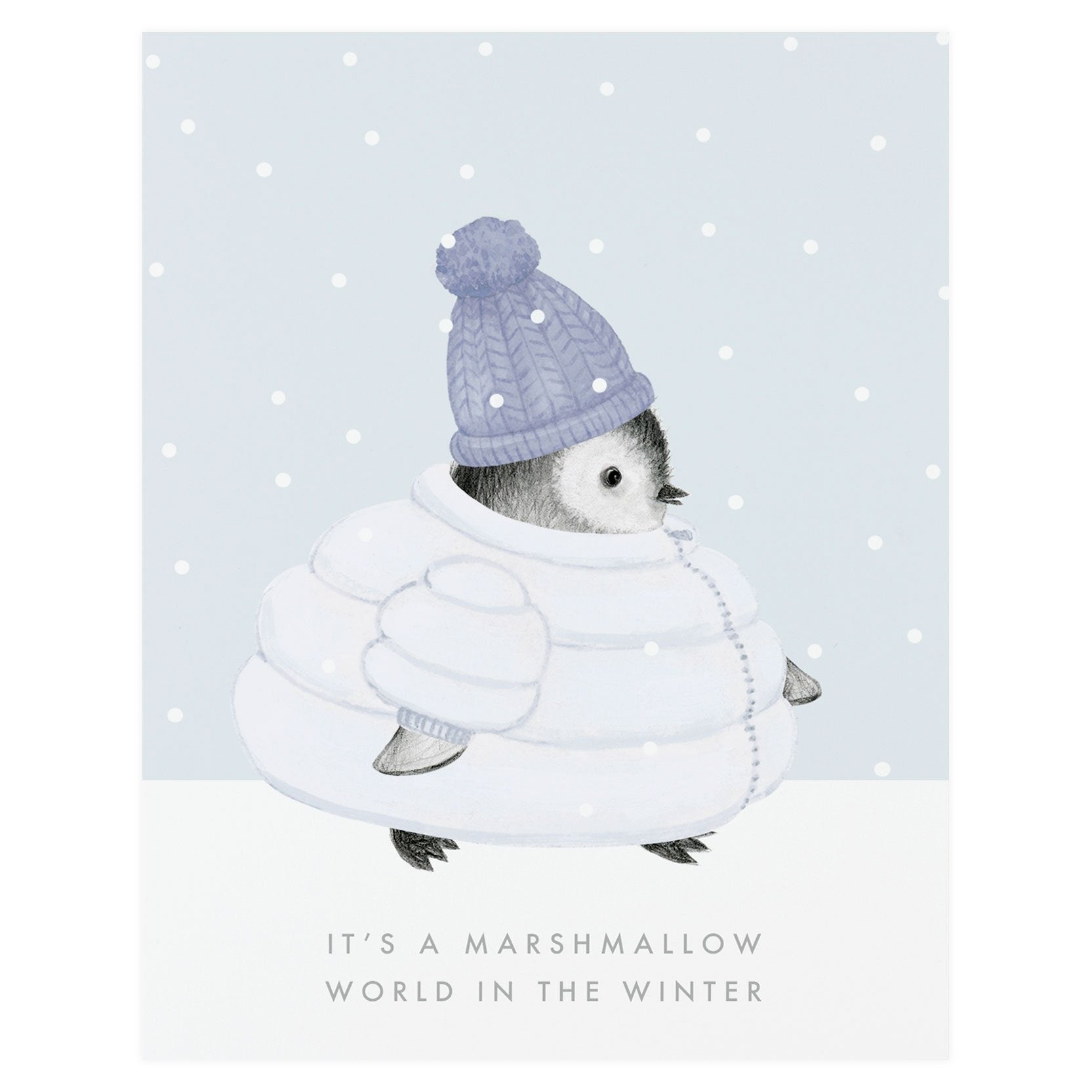 Dear Hancock Marshmallow World Penguin Holiday Cards Boxed or Single 