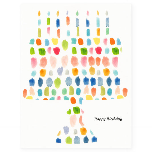 Dear Hancock Paint Palette Birthday Cake Card 