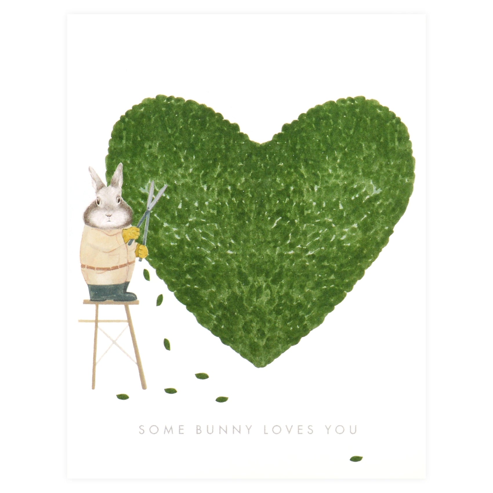 Dear Hancock Some Bunny Loves You Greeting Card 