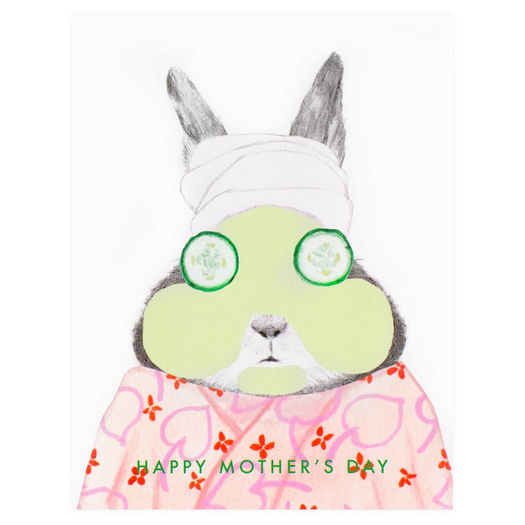 Spa Bunny Mother's Day Card