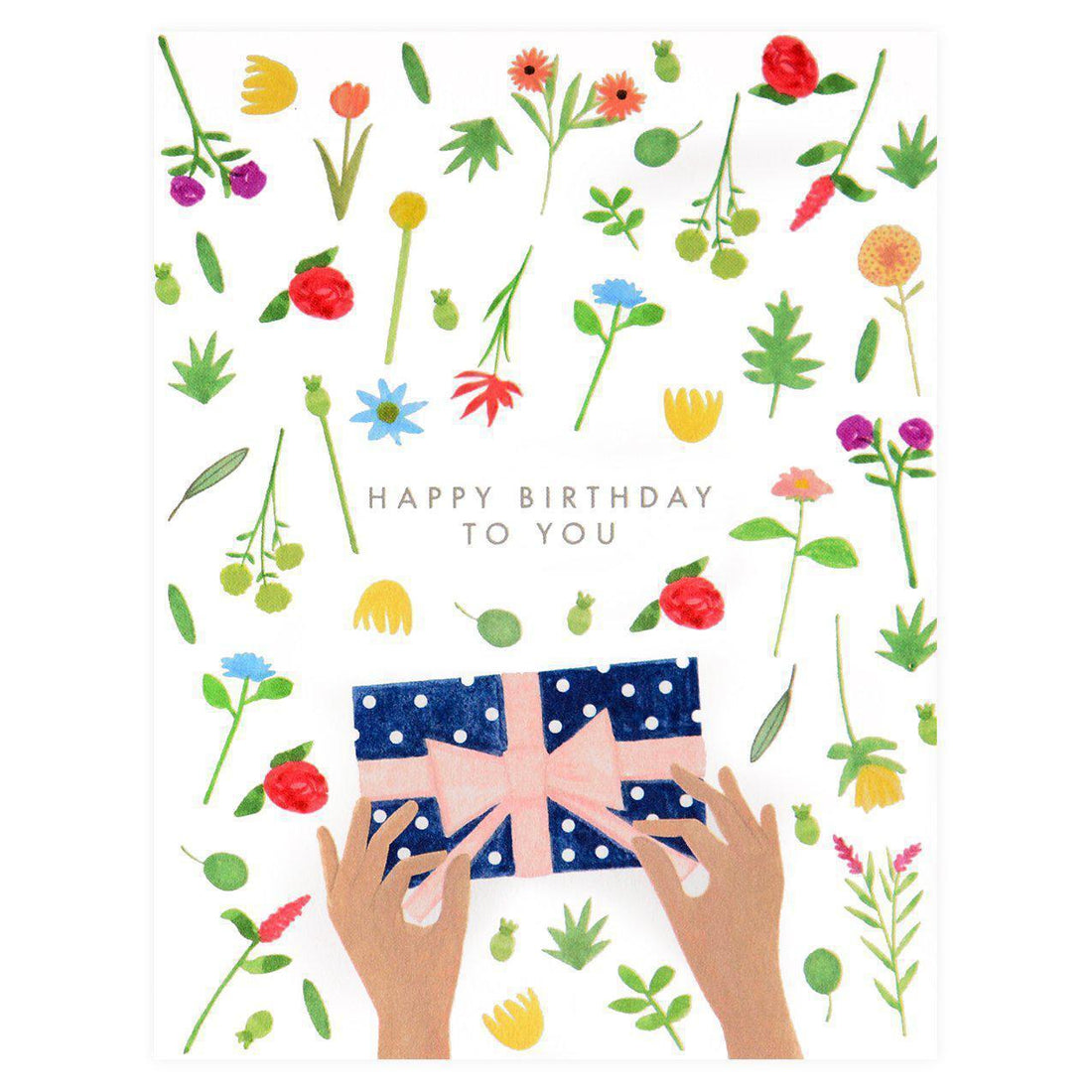 Dear Hancock Wrapping Present Birthday Card 