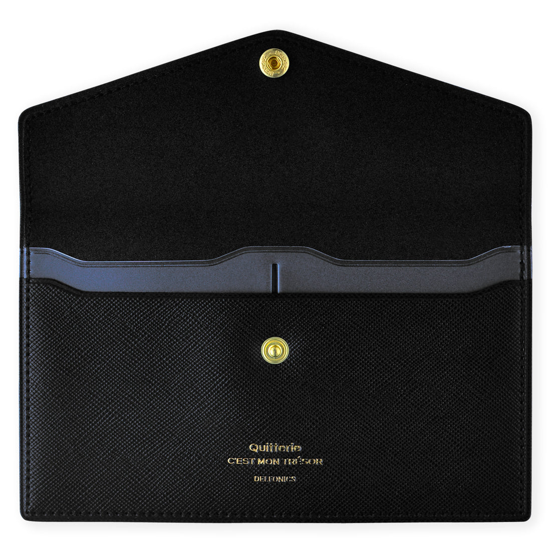 Delfonics Quitterie Multi-Card Case Pouch Black 
