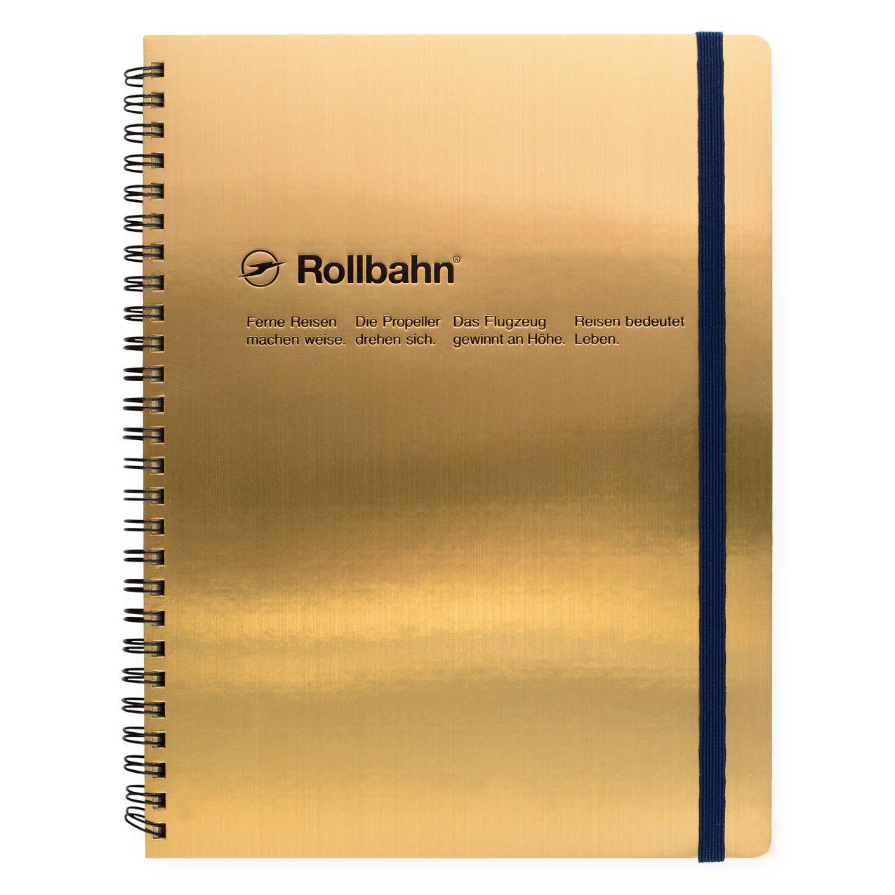 Rollbahn Notebook Gold | Small, Large Or A5