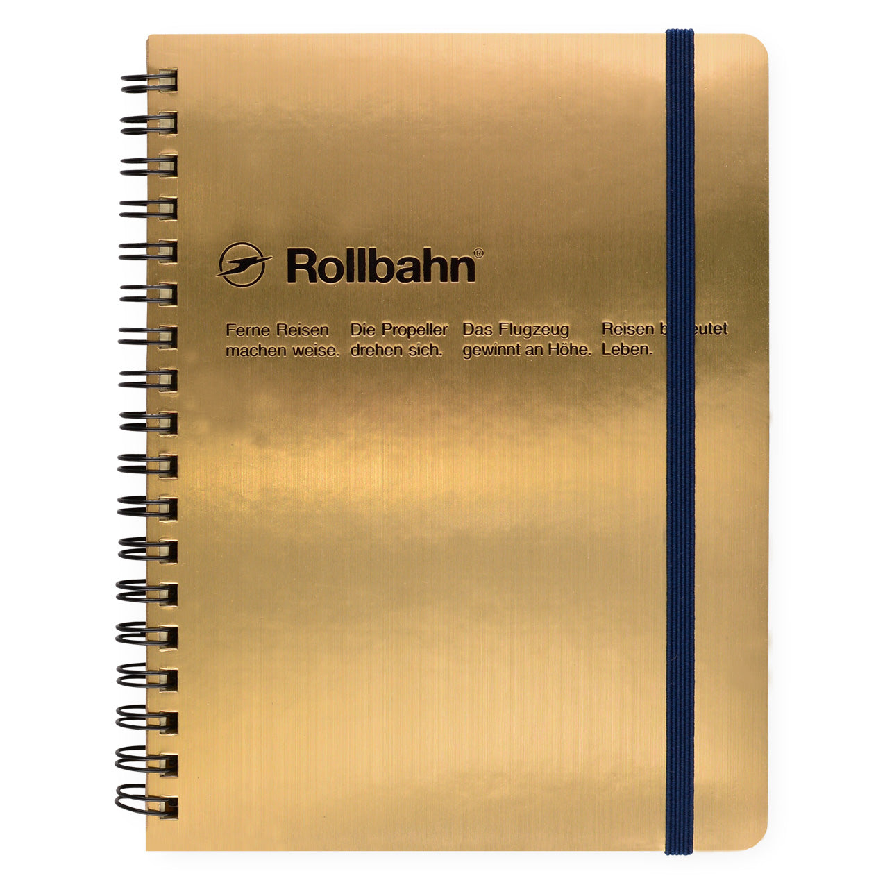 Null Rollbahn Notebook Gold | Small, Large Or A5 