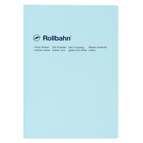 Delfonics Rollbahn "Note" Notebook Pocket, Large, A5 Or Extra Large  | 10 Colors Light Blue / Pocket A6 ( 4 x 6")