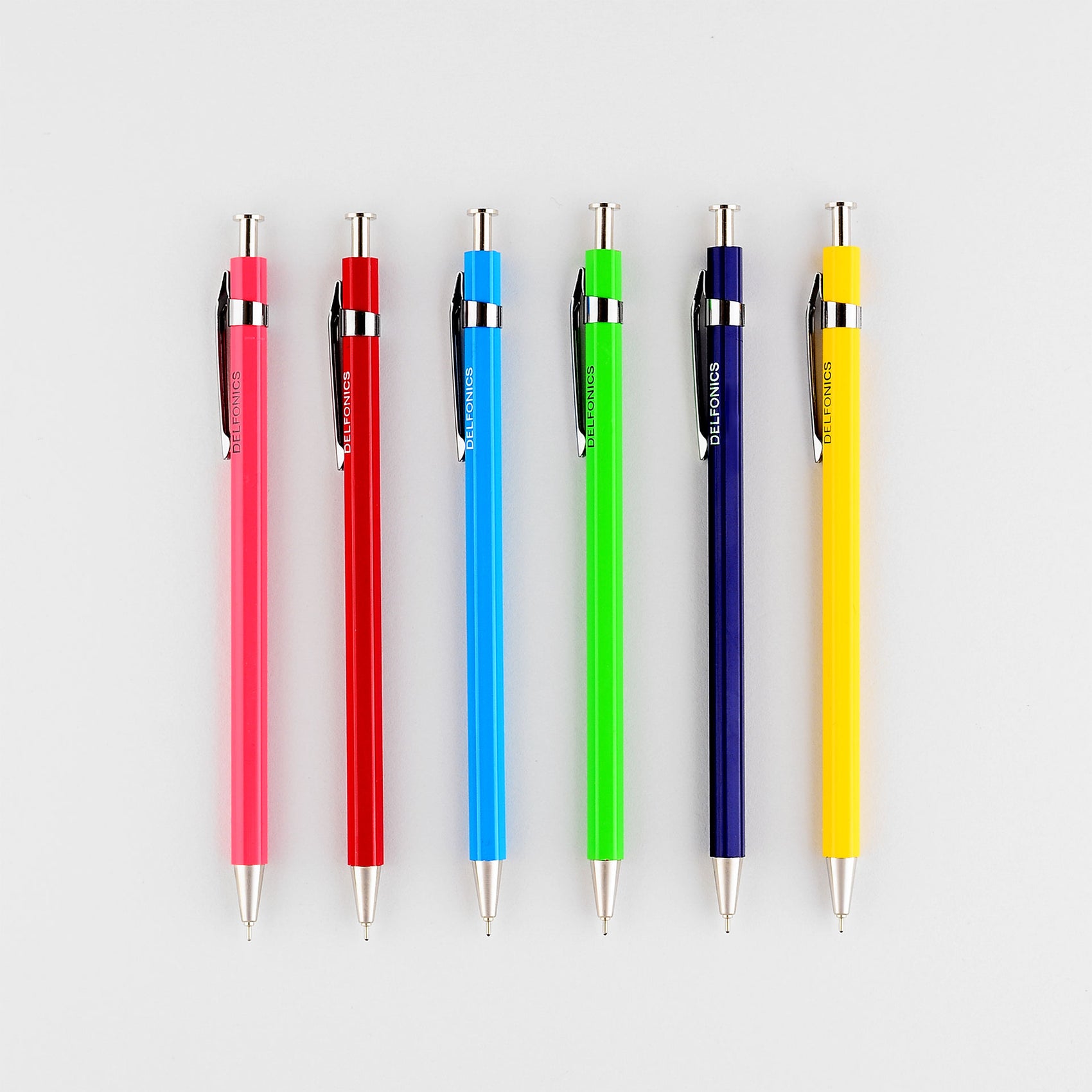 Delfonics Delfonics Wood Ballpoint Pen Brights |  6 Colors 
