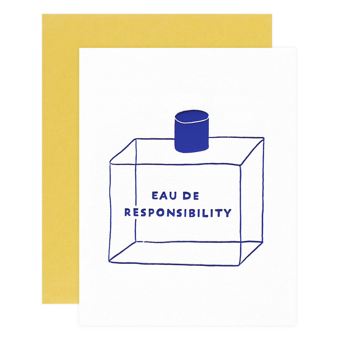 Friendly Fire Paper Responsibility Greeting Card 