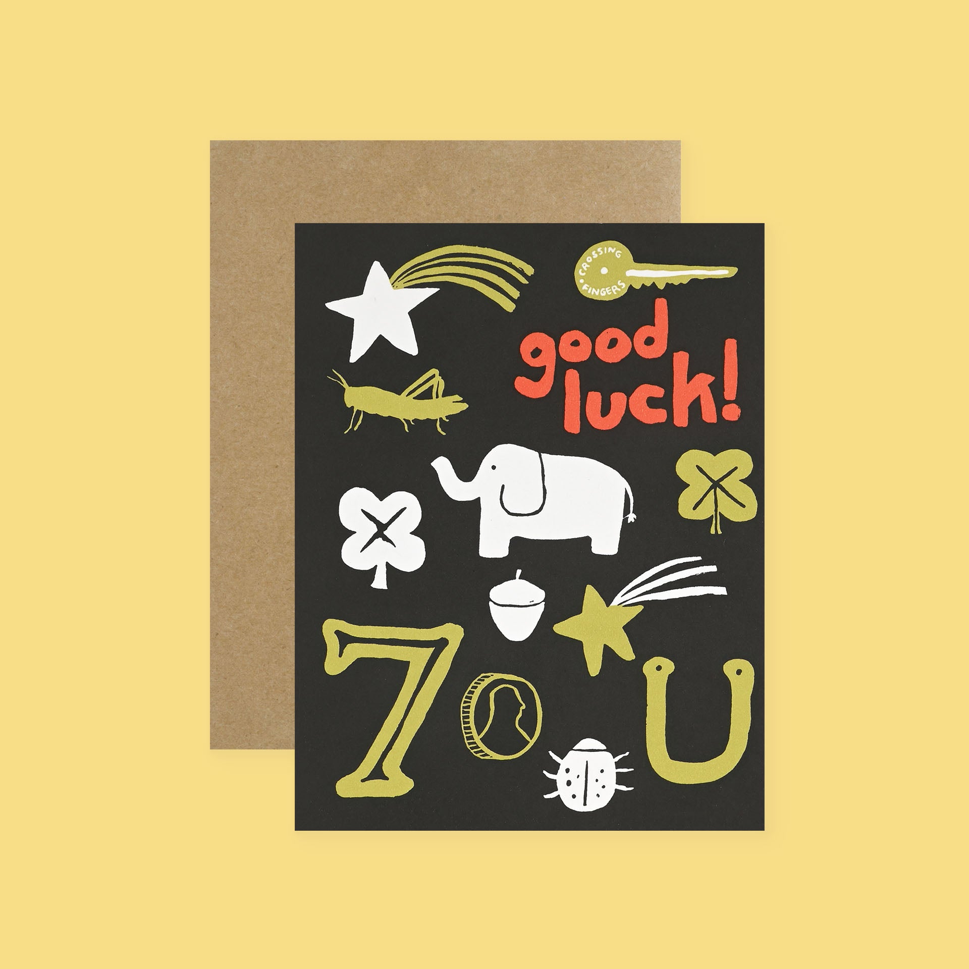 Egg Press Good Luck Charms Greeting Card 