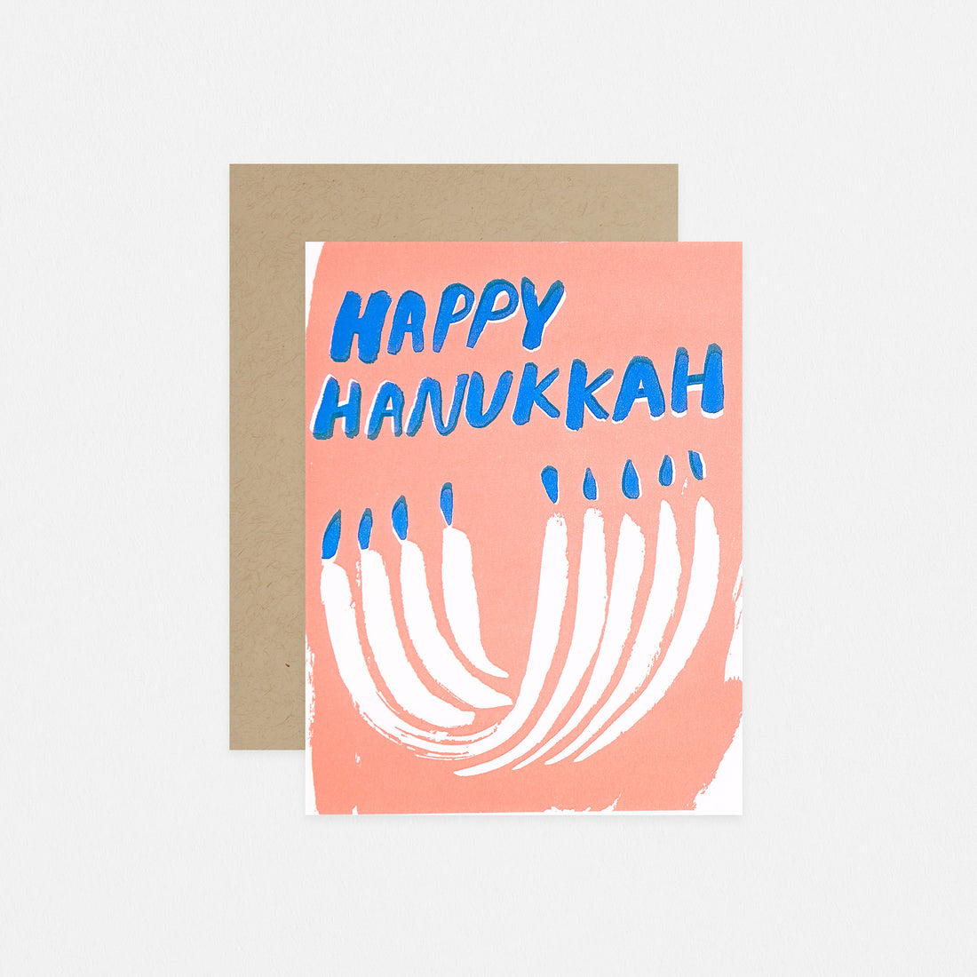 Egg Press Happy Hanukkah Holiday Card 