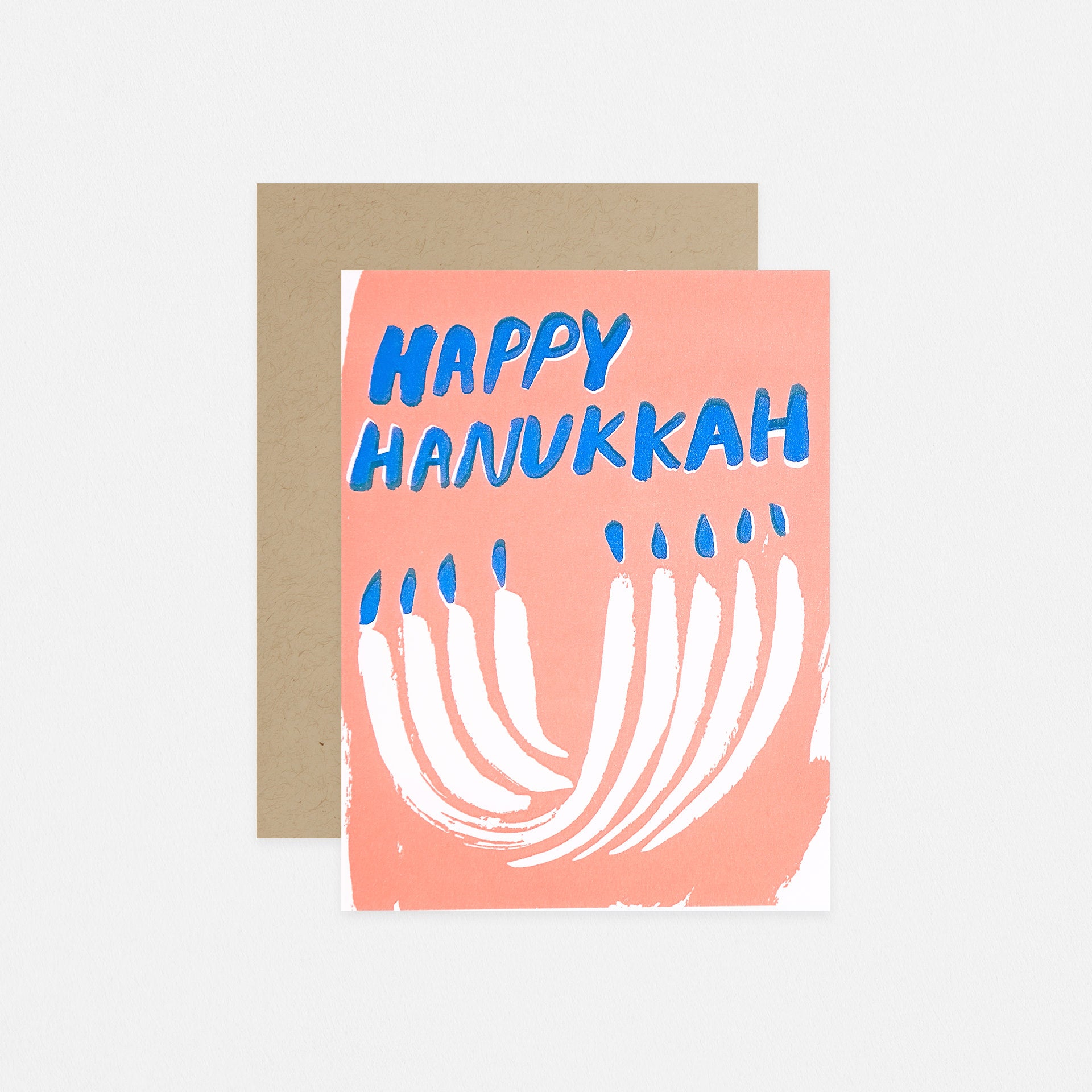 Egg Press Happy Hanukkah Holiday Card 