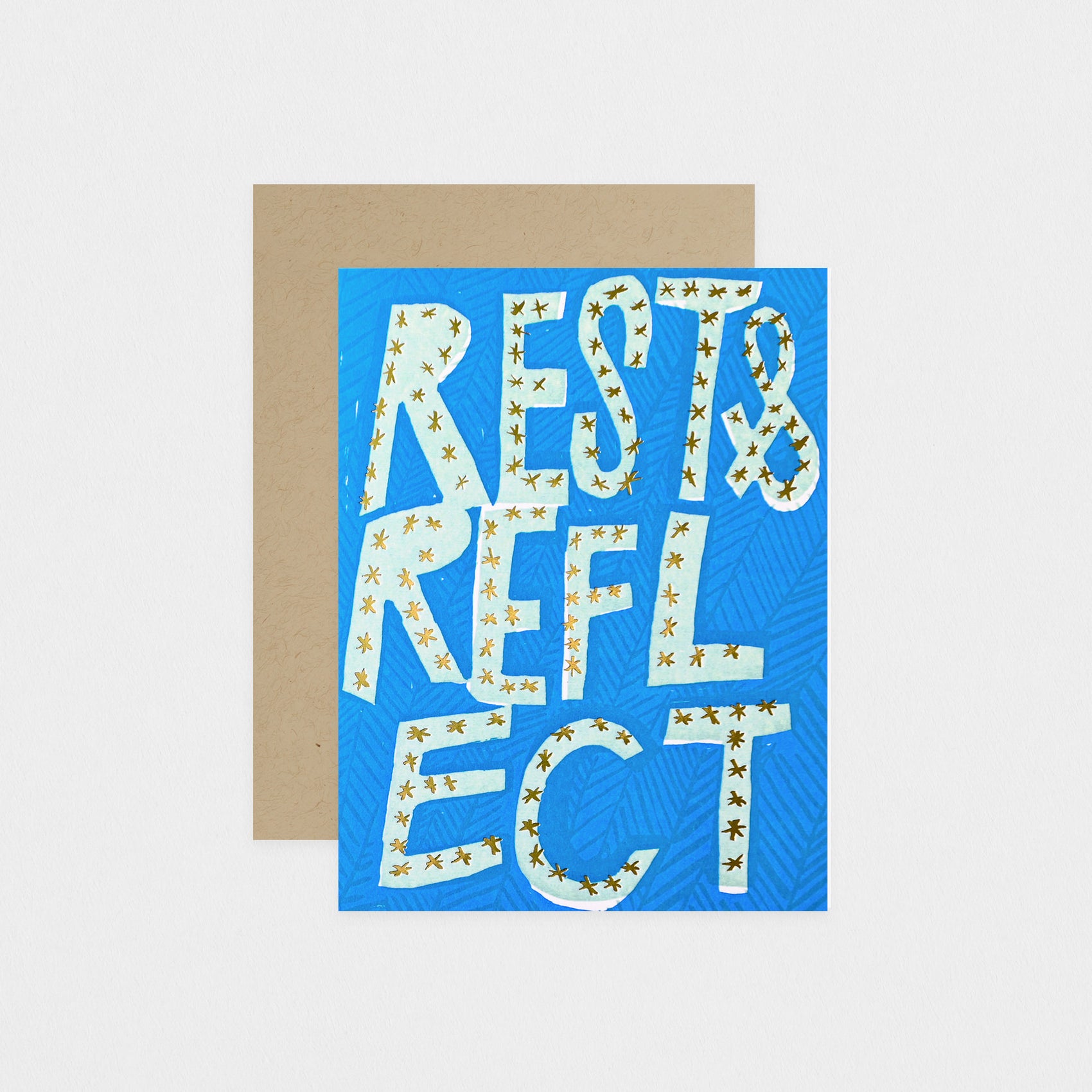 Egg Press Rest & Reflect Holiday Card 