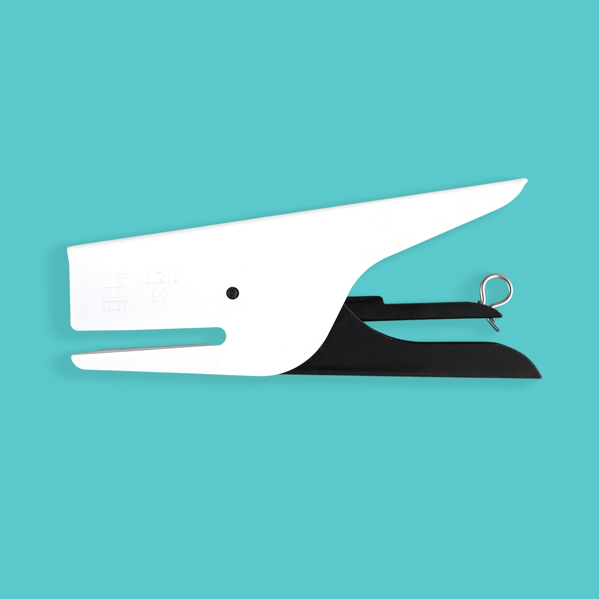 Ellepi Klizia Stapler White With Black Handle 