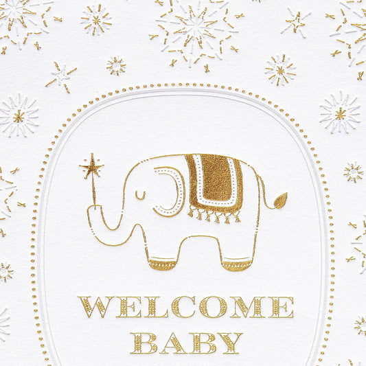 Elum Boho New Baby Card 