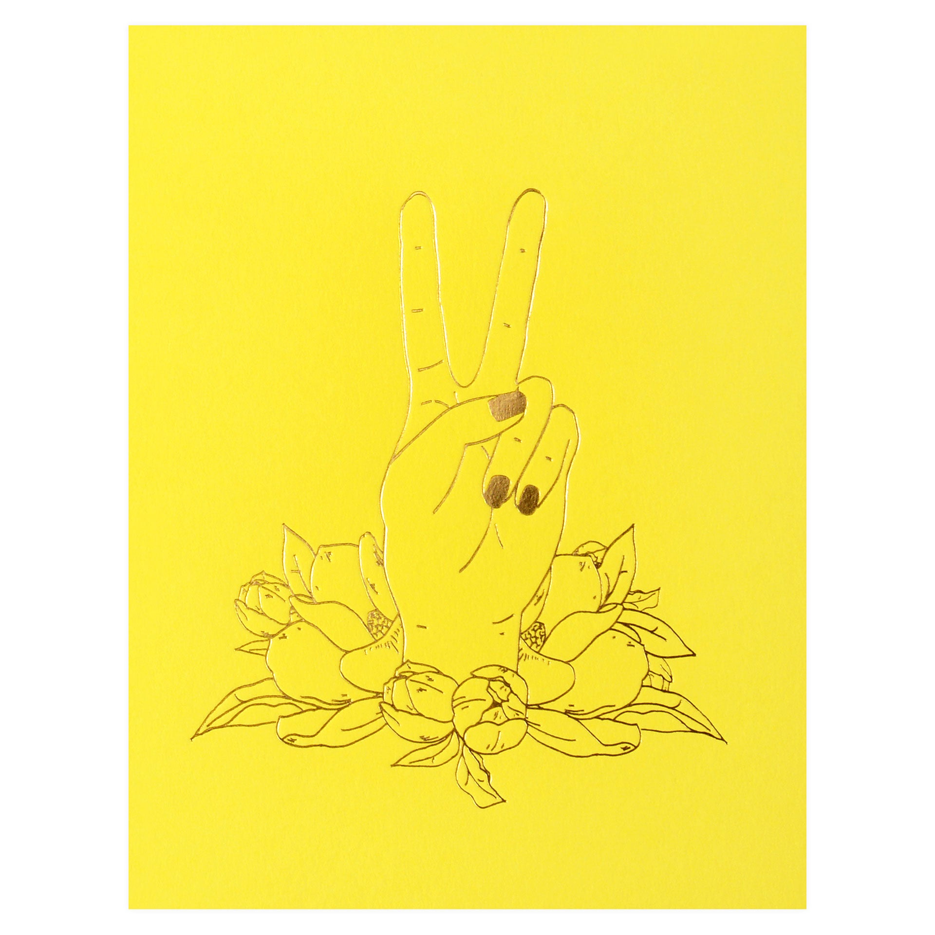 Elum Peace Magnolia Greeting Card 