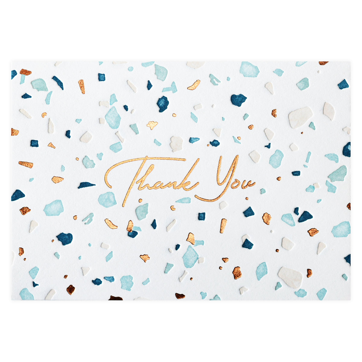Elum Terrazzo Folded Thank You Cards Boxed 