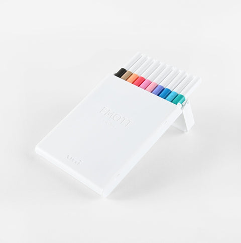 Uni Emott Fineliner Pens Soft Colors Box of 10 