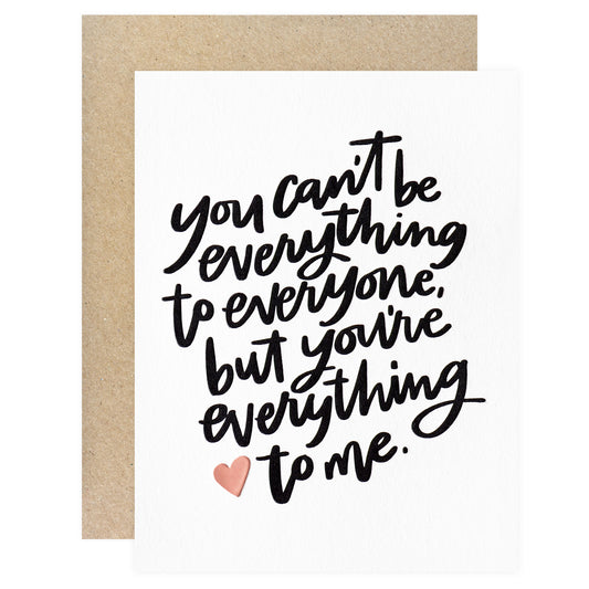 Dahlia Press Everything To Me Greeting Card 