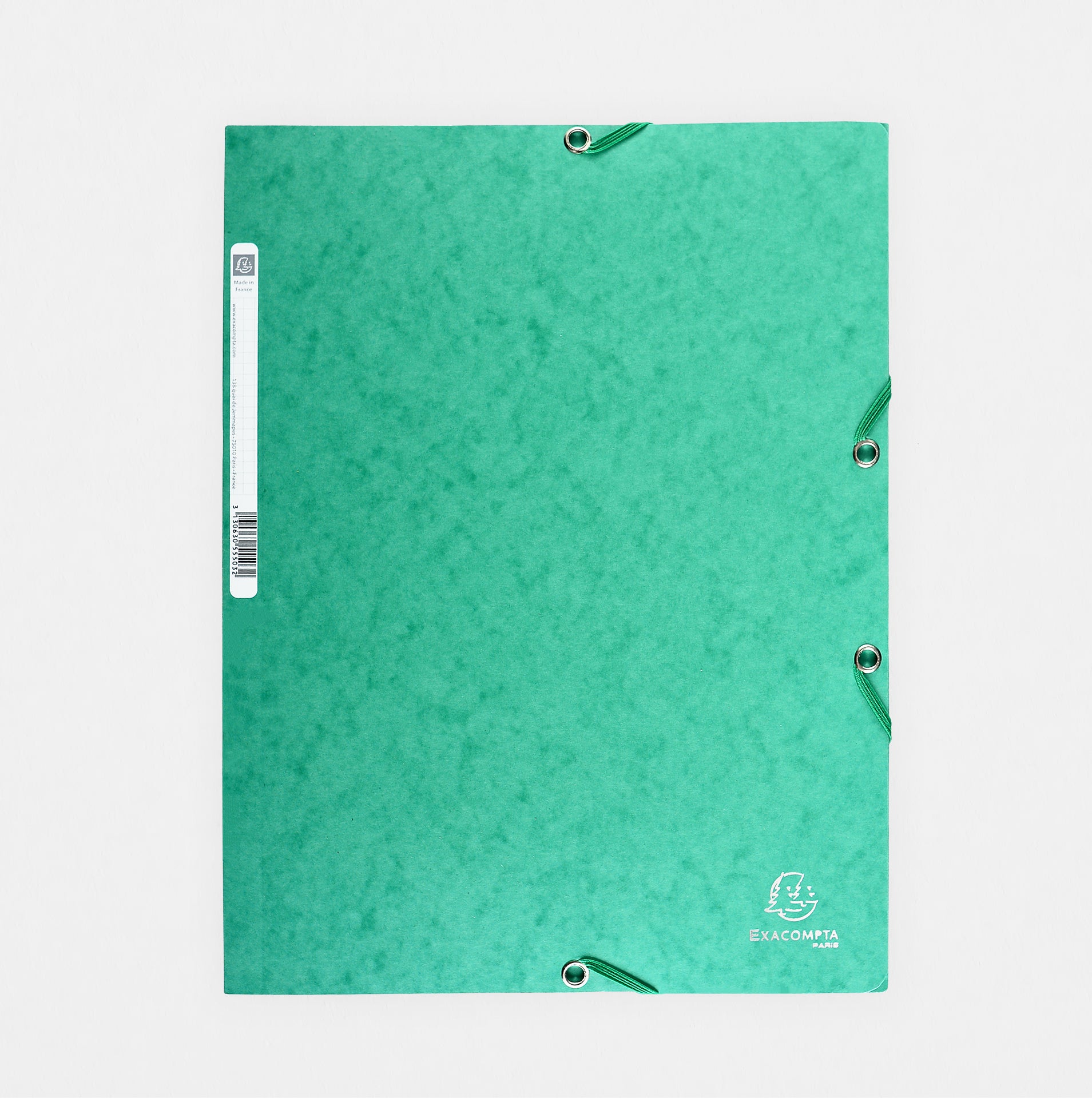 Files Wrapped Exacompta 3-Flap File Folder Elastic Closure