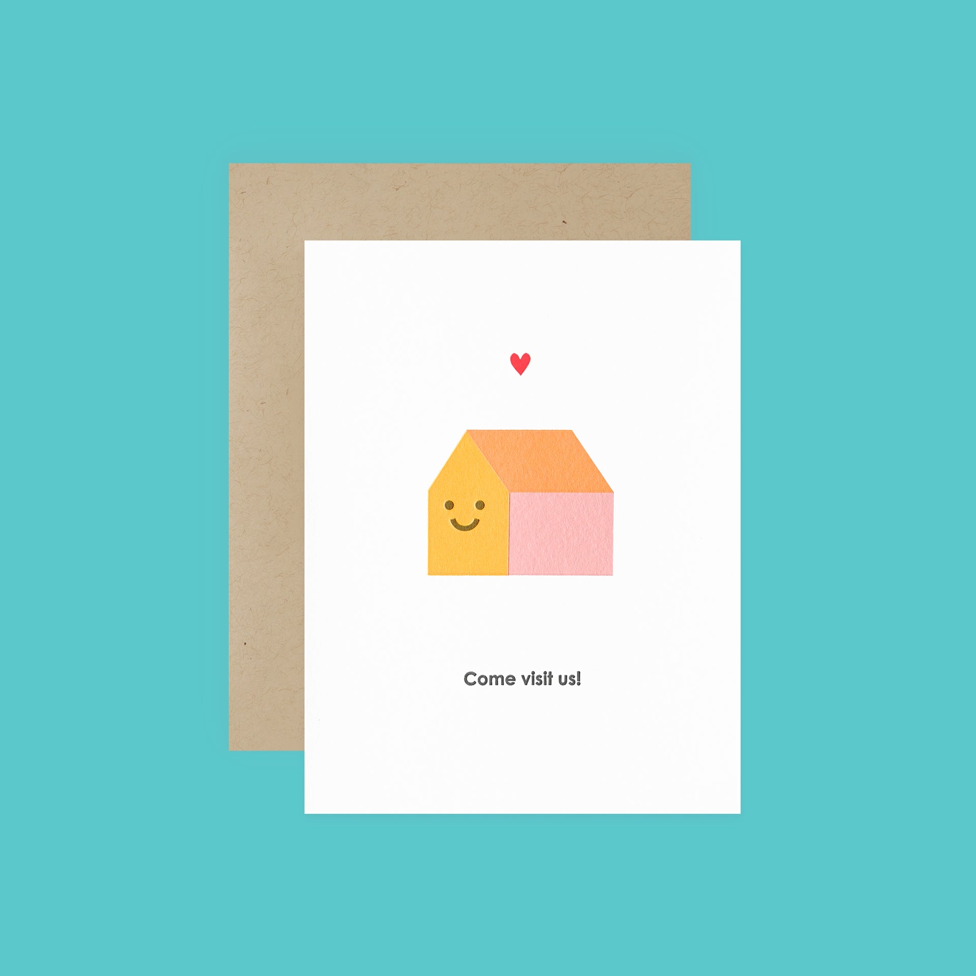 Fugu Fugu Come Visit Us! Greeting Card 
